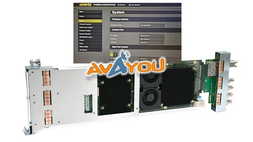 Evertz 5782enc h264hd ipasi - evertz, 5782enc-h264hd-ipasi
