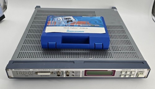 Rohde schwarz mpeg2 decoder - &,